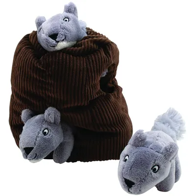 Chadog Cache écureuil peluche chien