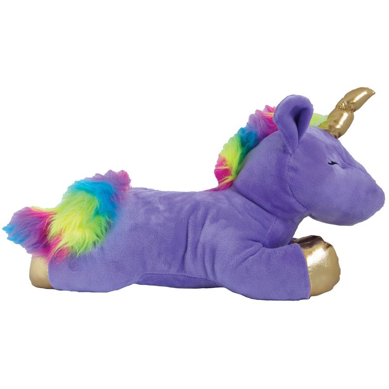 Chadog Peluche Licorne violette et or 40 cm