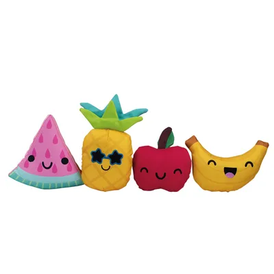 Doogy Lot de 4 jouets flottants "Fun Fruits" Doogy Lot de 4 jouets flottants "Fun Fruits"