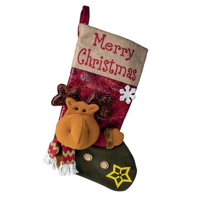 Doogy Chaussette de Noël Taille : 25 cm