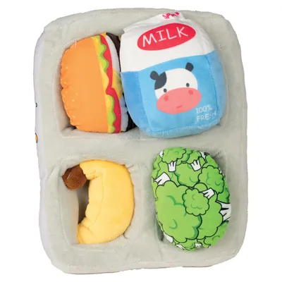 Doogy Peluche de fouille plateau repas Doogy Peluche de fouille plateau repas