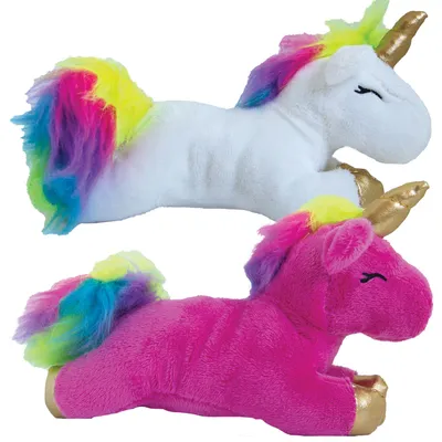Chadog Peluche Licorne rose et or 15 cm