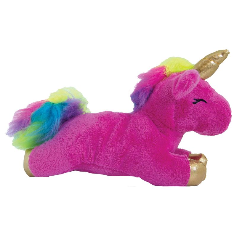 Chadog Peluche Licorne rose et or 15 cm