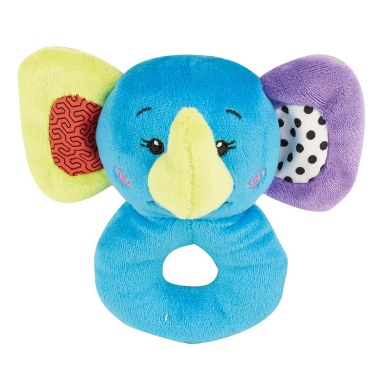 Doogy Peluche Hochet Eléphant