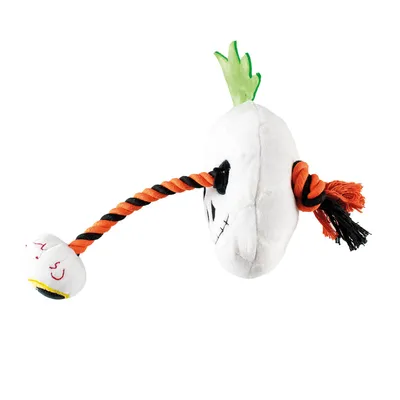 Doogy Peluche Tête de mort avec corde
