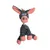 Doogy Âne en peluche et corde : 23 cm Doogy Âne en peluche et corde : 23 cm