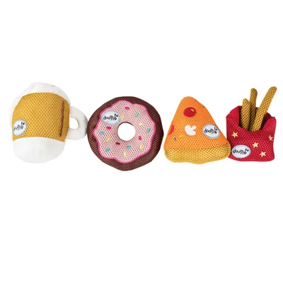 Doogy Lot de 4 jouets rafraichissants "American"