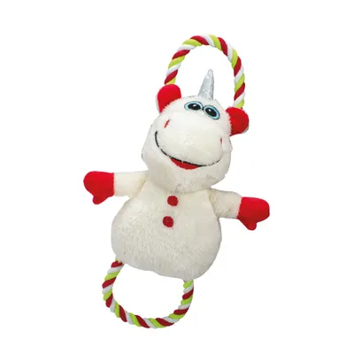 Doogy Peluche Licorne de Noël avec corde Doogy Peluche Licorne de Noël avec corde