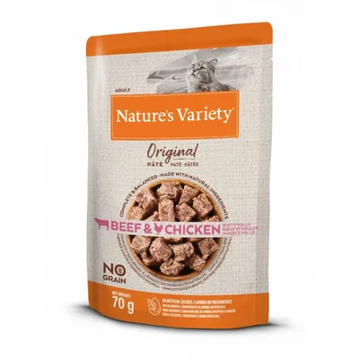 NATURE'S VARIETY -  CHAT - ORIGINAL BOEUF / POULET