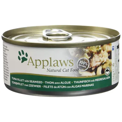 Applaws 100% alimentation humide naturelle pour chat, filet de thon et algu