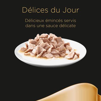 Sheba Délices du Jour,  Sélection aux Poissons en Sauce pour Chat Adulte
