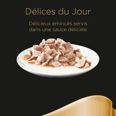 Sheba Délices du Jour,  Sélection aux Poissons en Sauce pour Chat Adulte