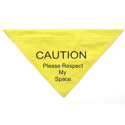 Ancol Bandana d'avertissement pour Chiens avec Inscription Respect My Space