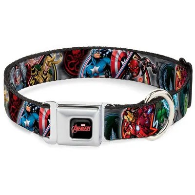 Buckle-down AVD Marvel Avengers Collier de Chien Buckle-down AVD Marvel Avengers Collier de Chien