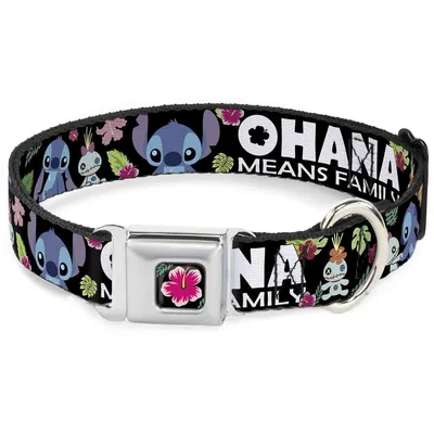 Buckle Down Dc-wdy339-wm sécheuse Lilo et Stitch Hibiscus Fleur Noir/Rose C