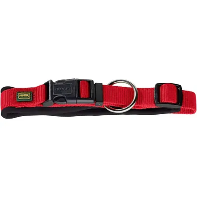 HUNTER Vario Plus Collier en neoprene, 30-35 cm, 20 mm, Rouge/Noir