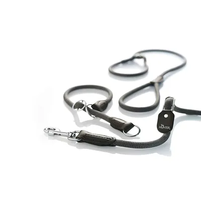 Hunter Freestyle Collier de dressage avec bague d'arrêt, Gris (grau) 55/10