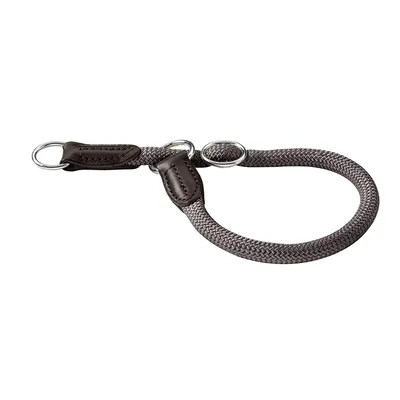 Hunter Freestyle Collier de dressage avec bague d'arrêt, Gris (grau) 55/10