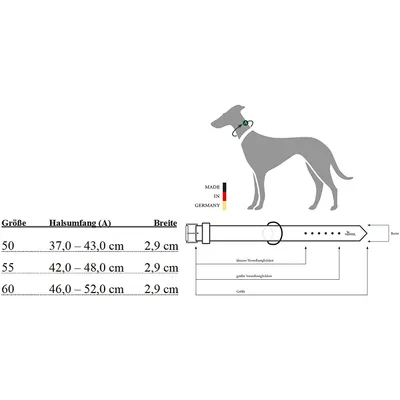 Hunter Softie Deluxe Collier, Noir, 50
