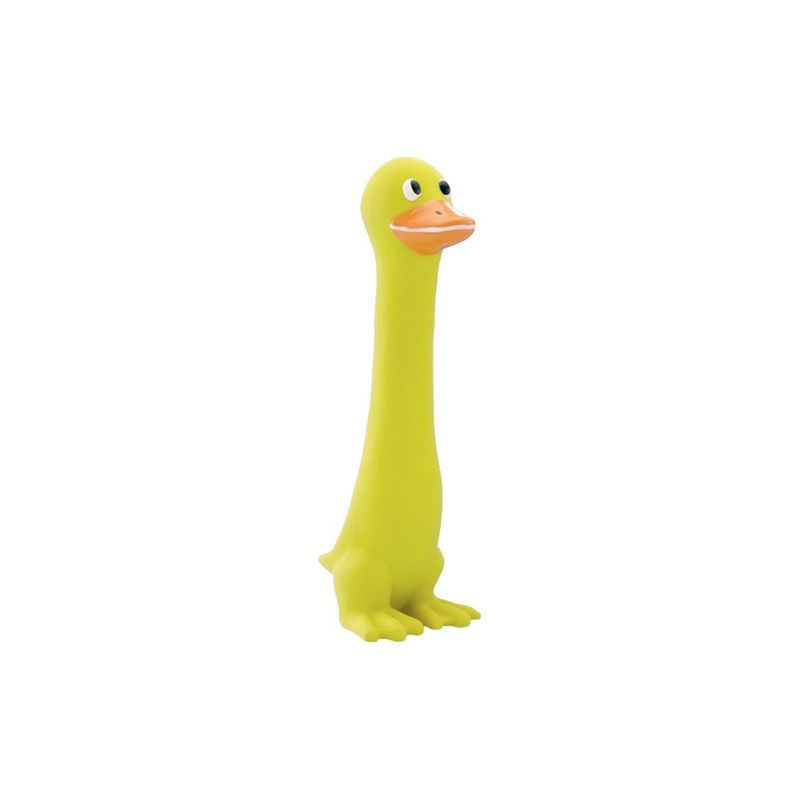 Nobby Jouet Canard Allongée en Latex pour Chien Jaune 18 cm