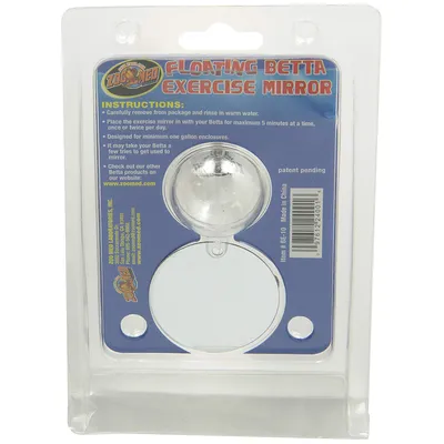 Zoomed Floating Betta Miroir d'Exercise pour Reptile/Amphibien