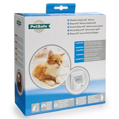Chatière Magnétique à 4 Voies Animaux de Compagnie Chat Chien Chiot