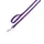 PPD Nobby Classic Nylon Lead - Purple 25mm X 120cm