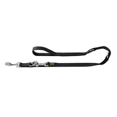 HUNTER Laisse Nylon Reglable Extra Longue 20/300 cm Noir