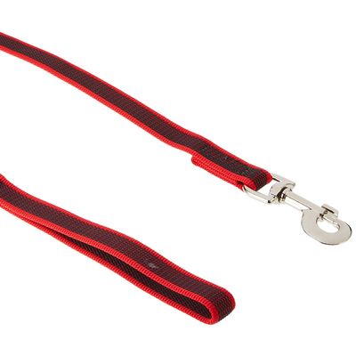 Couleur et Gris Julius-K9 Super-Grip Laisse avec poignée, 20 mm x 2 m, Roug
