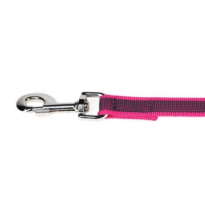 Julius-K9 et de Couleur Gris Super-Grip Laisse, 20 mm x 5 m, Rose/Gris
