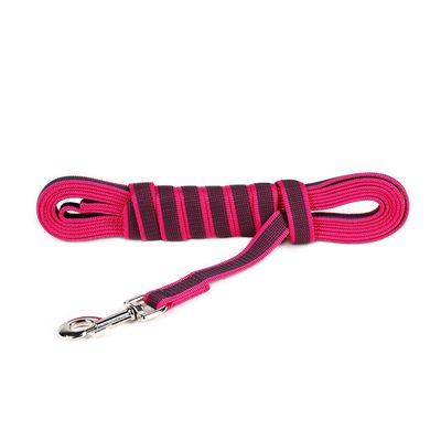 Julius-K9 et de Couleur Gris Super-Grip Laisse, 20 mm x 5 m, Rose/Gris