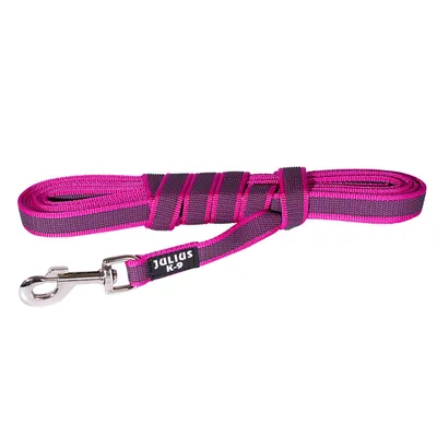 Julius-K9 Laisse De Sport Anti-Glisse Sans Poignée Pour Chien, Rose, 3m X 2