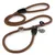 lionto laisse de dressage avec collier intégré et butée, en nylon lionto laisse de dressage avec collier intégré et butée, en nylon