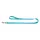 Hunter Ecco Laisse de Sport avec Mousqueton Turquoise Taille M