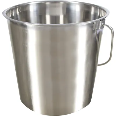 KERBL Seau en Acier Inoxydable pour Elevage/Agriculture Urbaine 8,5 L