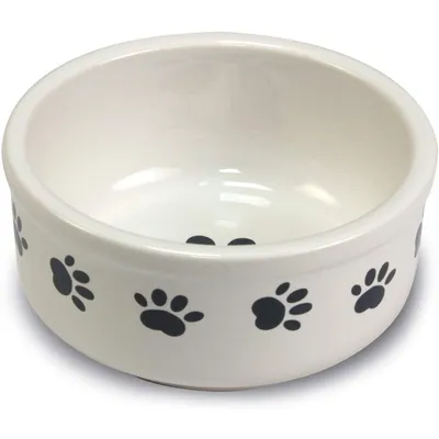 Mangeoire céramique Empreintes - 15 cm Mangeoire céramique Empreintes - 15 cm