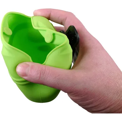 Rosewood Pochette a Friandises en Silicone pour Chiens Verte