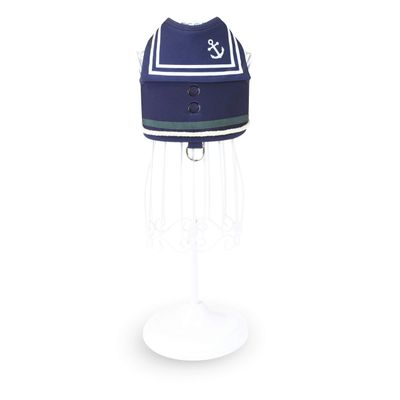 Croci Harnais Old Captain Blue pour Chats Taille M 41-48 cm
