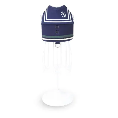 Croci Harnais Old Captain Blue pour Chats Taille M 41-48 cm