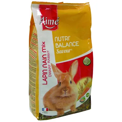 AIME Nourriture pour Lapin Nain, NUTRI'BALANCE SAVOUR MIX, Repas mélange va AIME Nourriture pour Lapin Nain, NUTRI'BALANCE SAVOUR MIX, Repas mélange va