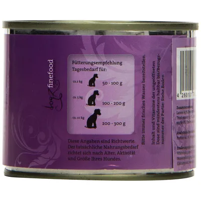 Dogz Finefood – Nourriture pour Chien à l'Agneau