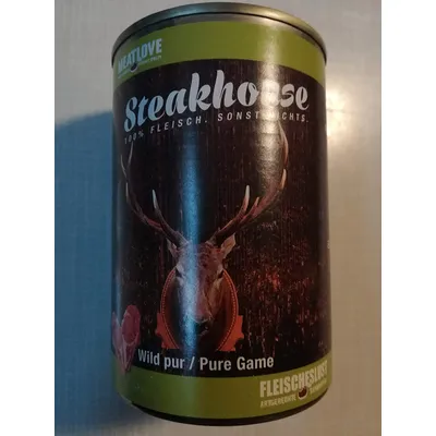 Fleischeslust Nourriture pour Chien – Viande de Steak House Wild Fleischeslust Nourriture pour Chien – Viande de Steak House Wild
