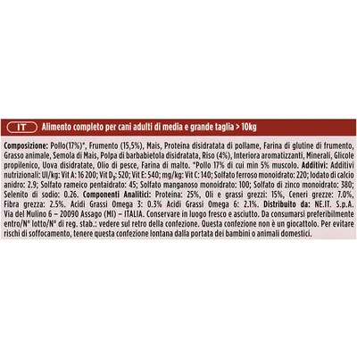 PURINA ONE - Croquettes pour Chien - Medium/Maxi Adult