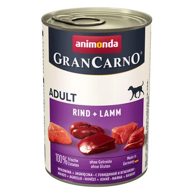 Animonda Nourriture pour Chien – Gran Carno Boeuf et Agneau Animonda Nourriture pour Chien – Gran Carno Boeuf et Agneau