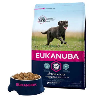 Eukanuba Chien Adulte Nourriture seche Pour Grande Race Poulet 3kg Eukanuba Chien Adulte Nourriture seche Pour Grande Race Poulet 3kg