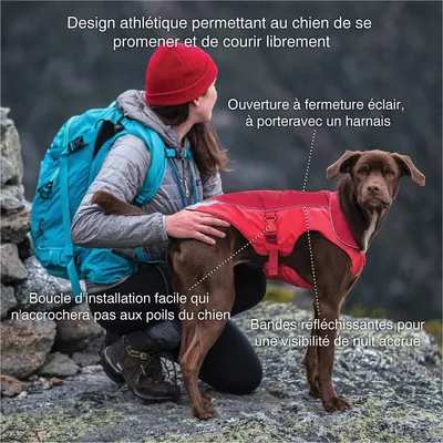 Kurgo Manteau pour Chien, Vêtement Imperméable, Veste animaux de compagnie