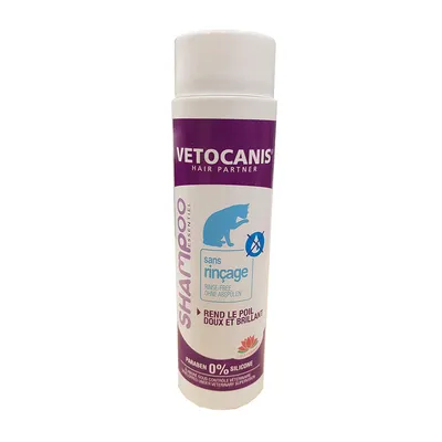 VETOCANIS Shampoing sans rincage - Pour chat VETOCANIS Shampoing sans rincage - Pour chat