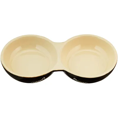 Nobby Mangeoire en Terre Cuite pour Chat Noir 2 x Diamètre 11,5 cm Nobby Mangeoire en Terre Cuite pour Chat Noir 2 x Diamètre 11,5 cm