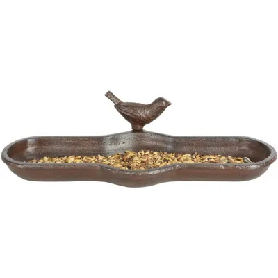 Esschert Design Baignoire pour oiseaux Fonte Marron BR25