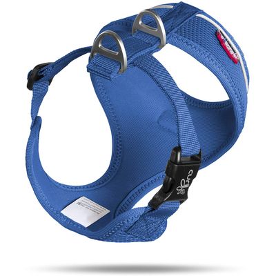 Curli Basic Harnais Air-Mesh Bleu